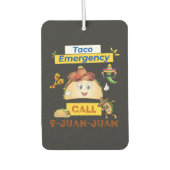 タコエマージェンシーコール9 Juan Juan Cinco De Mayo 2024 カーエアーフレッシュナー (正面)