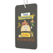 タコエマージェンシーコール9 Juan Juan Cinco De Mayo 2024 カーエアーフレッシュナー (左)