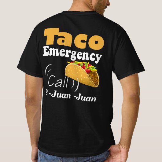 タコエマージェンシーコール9 Juan Juan Tシャツ (裏面)