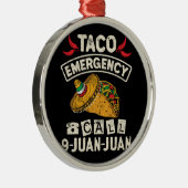 タコエマージェンシーコール9 Juan Juan Tacoノベルティ メタルオーナメント (右)