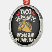 タコエマージェンシーコール9 Juan Juan Tacoノベルティ メタルオーナメント (左)