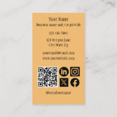 タコオレンジマンダラブルー 名刺 (裏面)