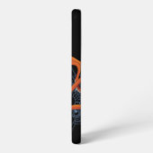 タコオレンジマンダラブルー SAMSUNG GALAXYケース (左側面)