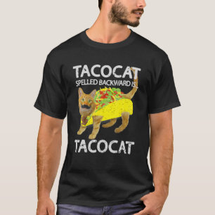 タコカおもしろいットキャットタコラバーティー子猫タコス Tシャツ