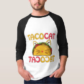 タコカおもしろいット猫 Tシャツ (正面)