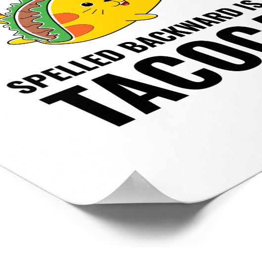 タコカおもしろいトメキシコ料理 ポスター (角)