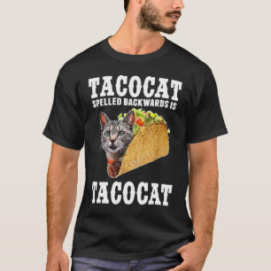 タコカットスペリングはタコカットキャットタコス Tシャツ