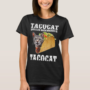 タコカットスペリングはタコカットキャットタコス Tシャツ