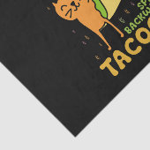 タコカットスペリング後ろ向きタコス猫Cinco De Mayo 薄葉紙 (詳細)