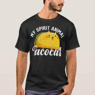 タコカットスペルは逆Taco Cat Cinco De May Tシャツ