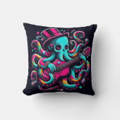 タコカラフルス遊のギタ芸術的スタイル クッション (正面)