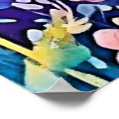 タコカラフルビューデザイン ポスター (角)