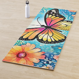 タコカラフルビューデザイン ヨガマット