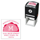 タコカワイキッズ差出人住所スタンプ セルフインキングスタンプ (インサイチュ)