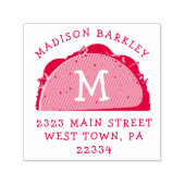 タコカワイキッズ差出人住所スタンプ セルフインキングスタンプ (デザイン)