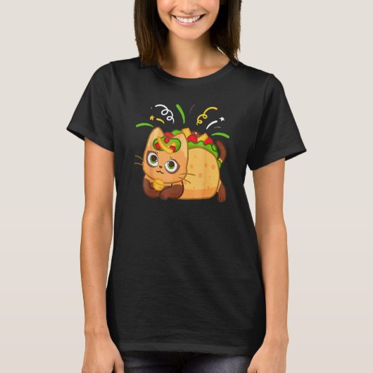 タコカートタコキャットシンコデマヨス Tシャツ (正面)
