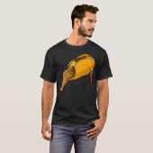 タコガールメキシコ料理。 Tシャツ (正面フル)