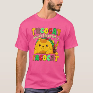 タコキャットのスペルは逆の文字はメキシコ語 Tシャツ