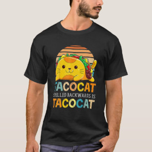 タコキャットスペルは逆おもしろいCinco Tシャツ