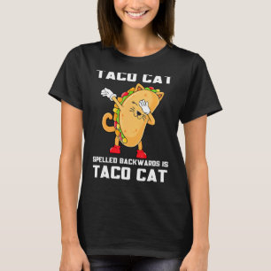 タコキャットスペル逆はタコキャットラブキャットアン Tシャツ