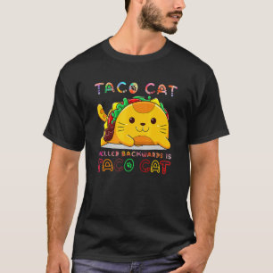 タコキャットスペル逆ハッピーキャットデイキャット Tシャツ