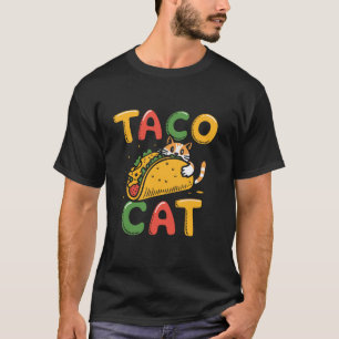 タコキャットハグタコキュイおもしろいーカラフルキュートcinco de 5月 tシャツ