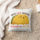 タコキャットパリンドローム クッション (ブランケット)