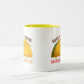 タコキャットパリンドローム ツートーンマグカップ (中央)