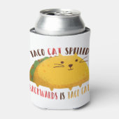 タコキャットパリンドローム 缶クーラー (缶正面)