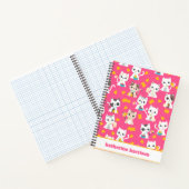 タコキャットブリトーとタコキャット かわいい オーダーメイド ノートブック (内部)