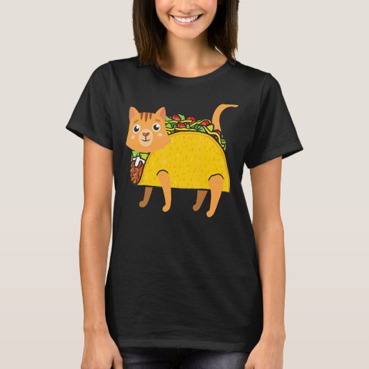 タコキャットメキシコ料理人女性キッズユース7 Tシャツ (正面)