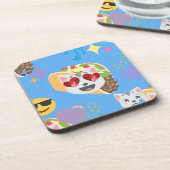 タコキャット絵文字 コースター (左側)