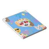 タコキャット絵文字 ノートパッド (アングル)