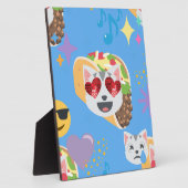 タコキャット絵文字 フォトプラーク (側面)