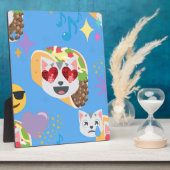 タコキャット絵文字 フォトプラーク (側面)