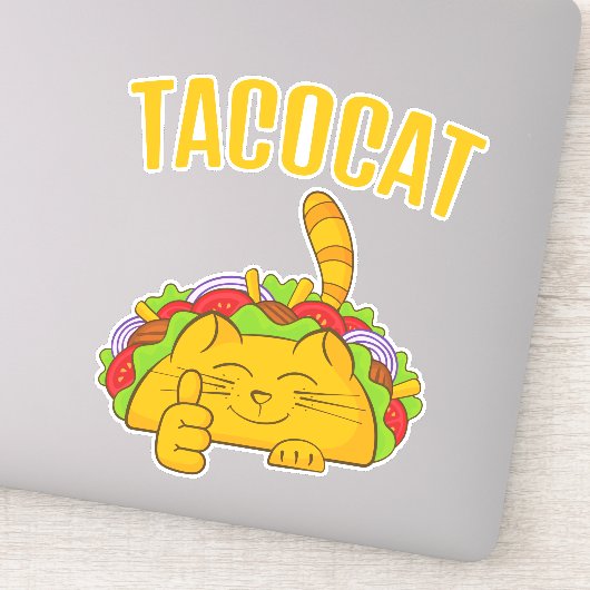 タコキャット かわいい猫 タコス シール (詳細)