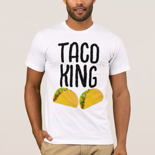 タコキングメンズおもしろいパパTシャツ Tシャツ (正面)