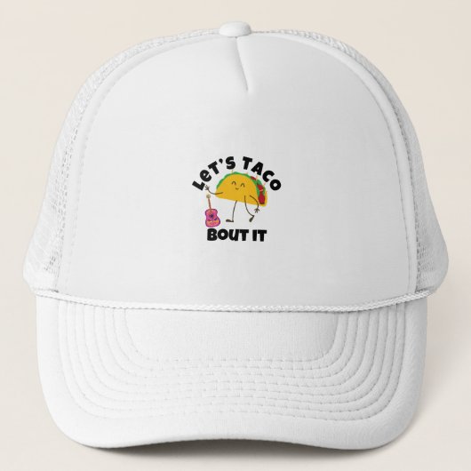「タコギターTシャツ – メキシコおもしろいフードティー」 キャップ (正面)