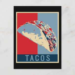 タコギフト女性メキシコ料理Cinco De Mayo ポストカード