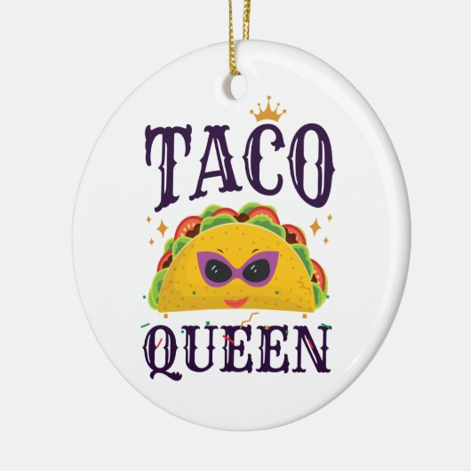 タコクイーンラブタコス女子 セラミックオーナメント (左)