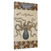 タコクラーケンヴィンテージイラストレーション クリップボード (右)