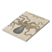 タコクラーケンヴィンテージイラストレーション ノートパッド (回転)