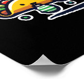 タコクリスマスツリー – おもしろいグルメホリデーフード ポスター (角)