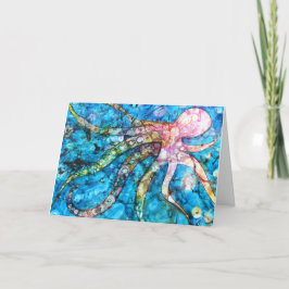 タコグリーティングカード カード