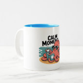 タココーヒー – Calm Moment Mug ツートーンマグカップ (正面左)