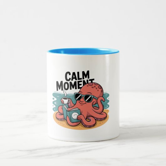 タココーヒー – Calm Moment Mug ツートーンマグカップ (中央)