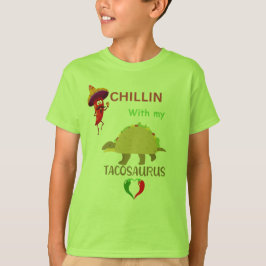 タコサウルスとくつろぎタイム Tシャツ