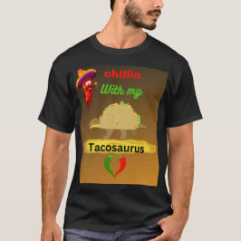 タコサウルスとくつろぎタイム Tシャツ