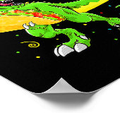 タコサウルスシャツタコチンコデマヨキッズボーイズディノ ポスター (角)