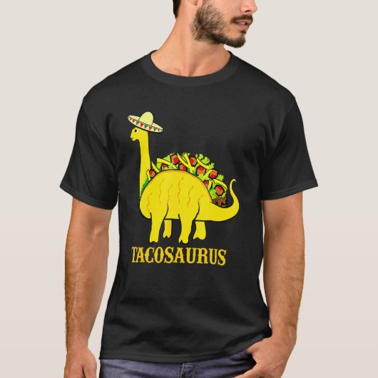 タコサウルスシンコデマヨおもしろいタコ恐竜1 Tシャツ (正面)